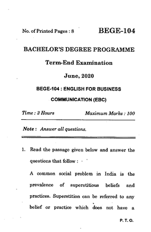 bege 104 assignment question paper 2021 22