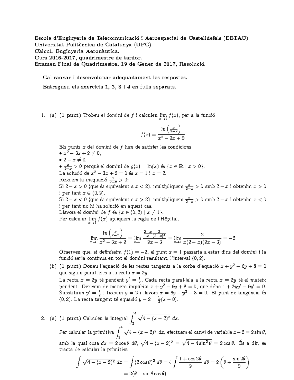 EFQ 2017 0119 - examen calculo practica - Escola d’Enginyeria de ...