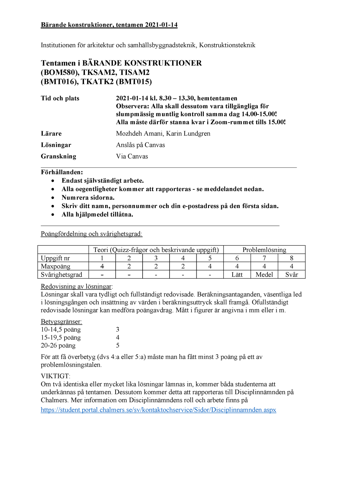 Hemtenta 14 Januari 2021 - Institutionen För Arkitektur Och ...