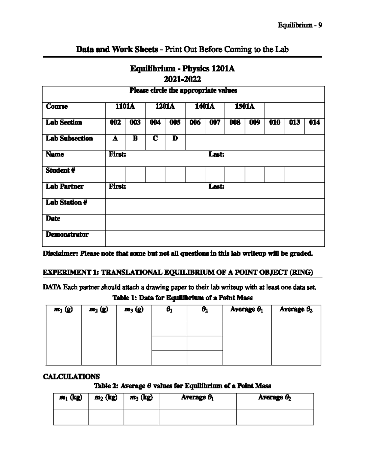 equilibrium-lab-worksheet-for-physics-1201a-physics-1201-uwo-studocu
