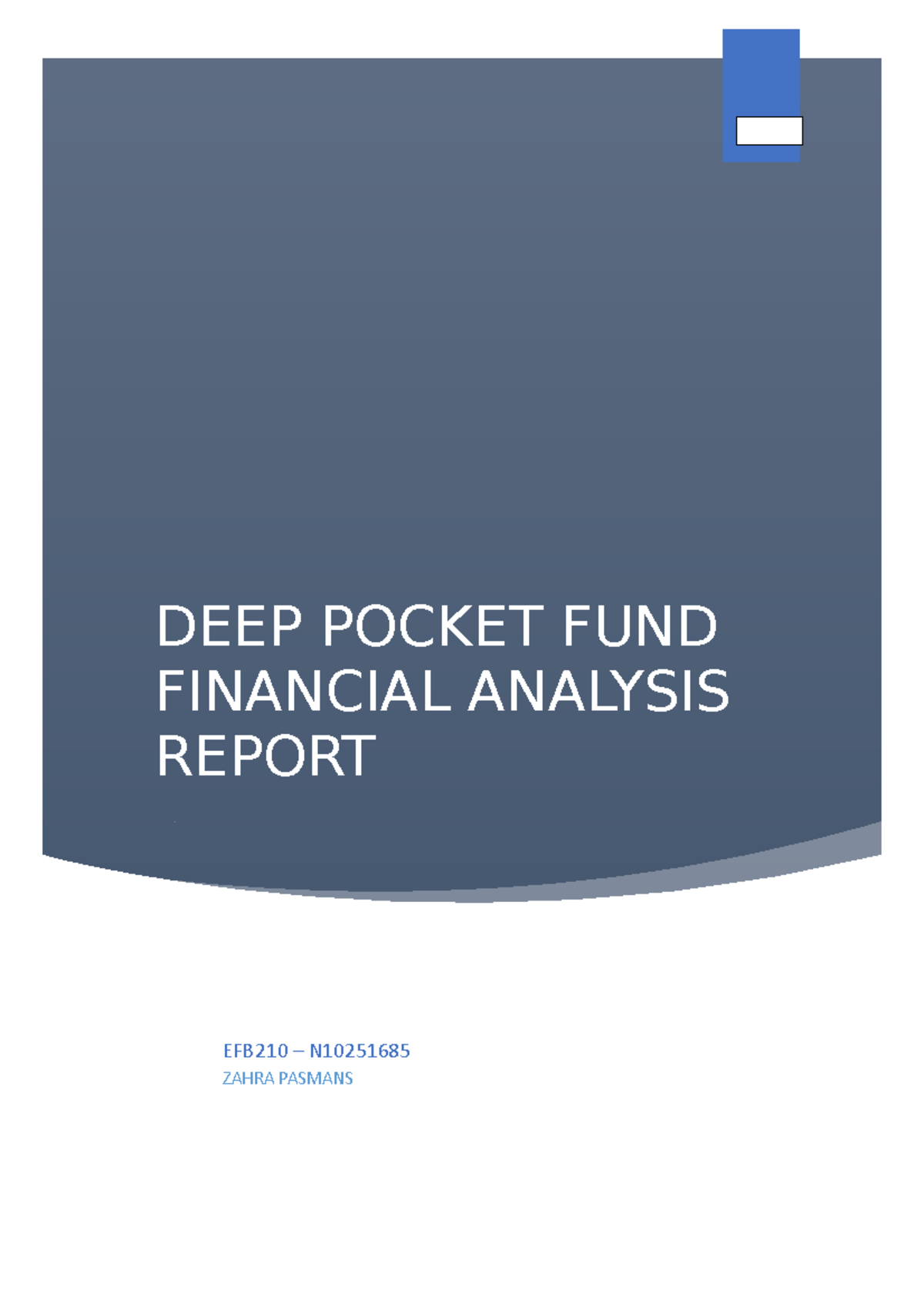 efb201-report-final-report-grade-6-deep-pocket-fund-financial