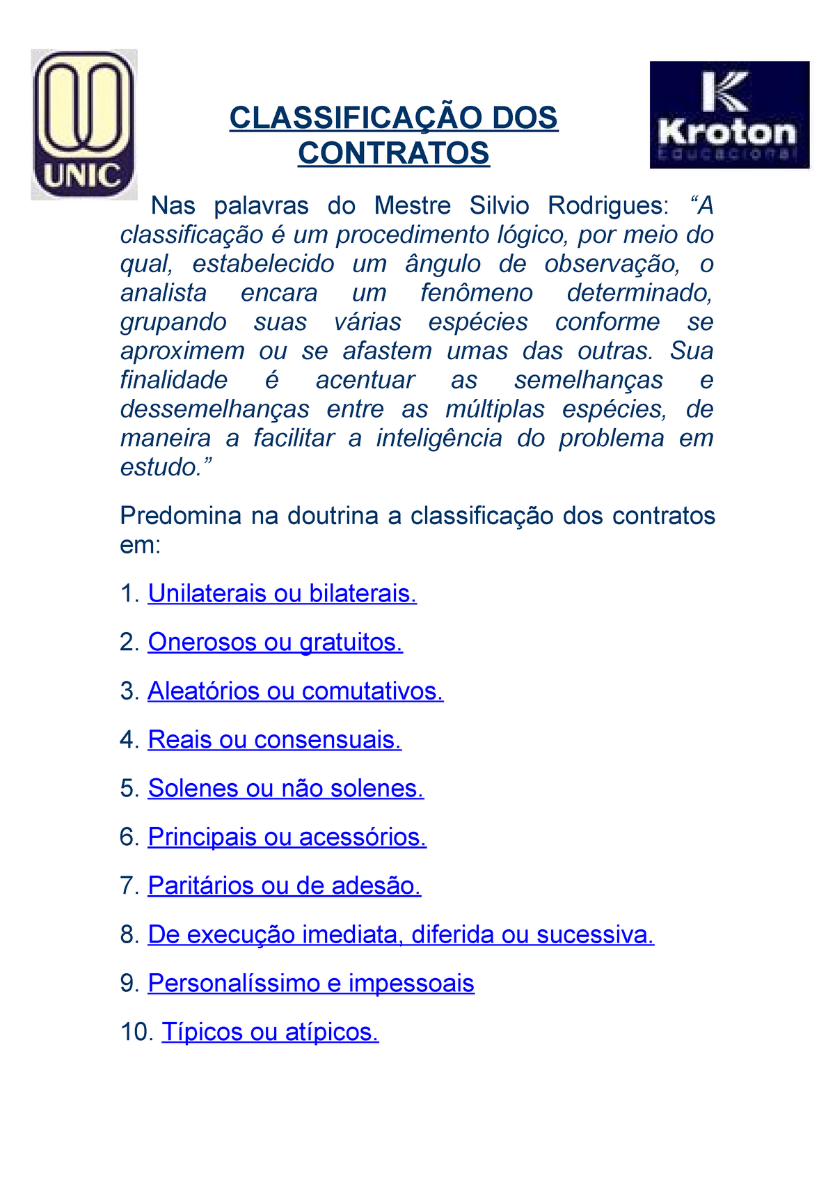 2016 1108105731002 Classificação Dos Contratos 1 ClassificaÇÃo Dos Contratos Nas Palavras 6864