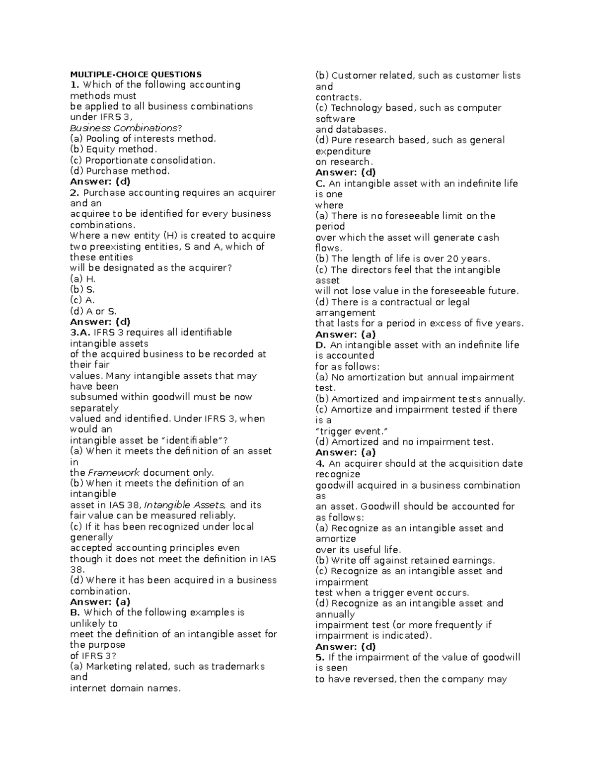 292288598-Multiple - mcqs questions for exam - Principles of Financial ...