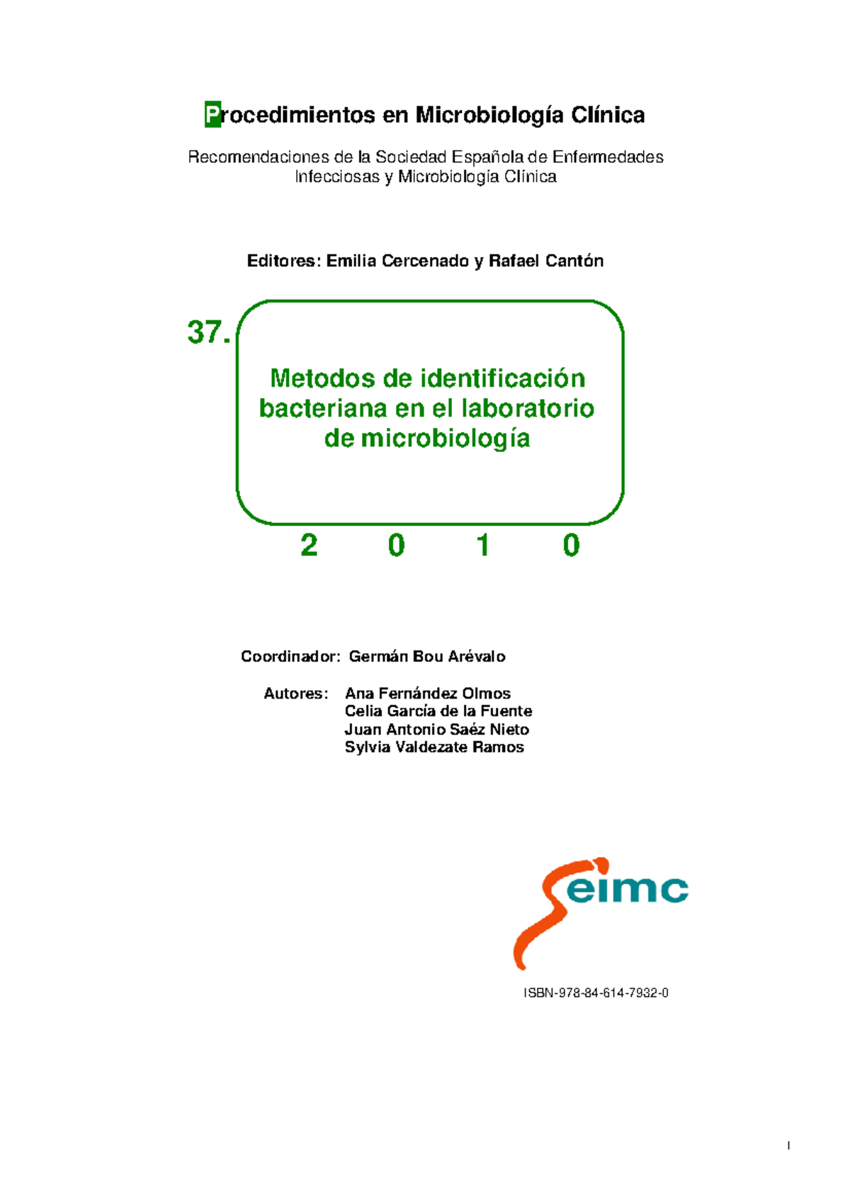 Seimc-procedimientomicrobiologia 37 - I Procedimientos En Microbiología ...