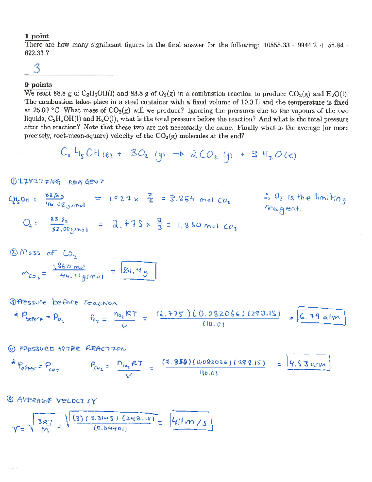 Midterm 1 answers 2017 E - 1 point There are howmany significant ...