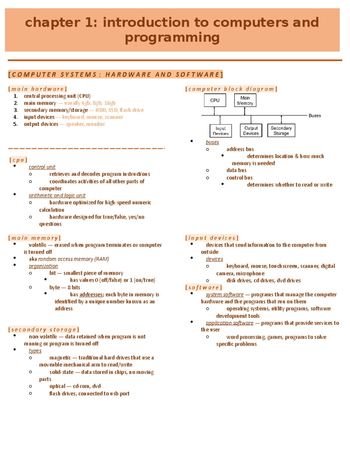 Chapter 01 - Introduction To Computers And Programming - Chapter 1 ...