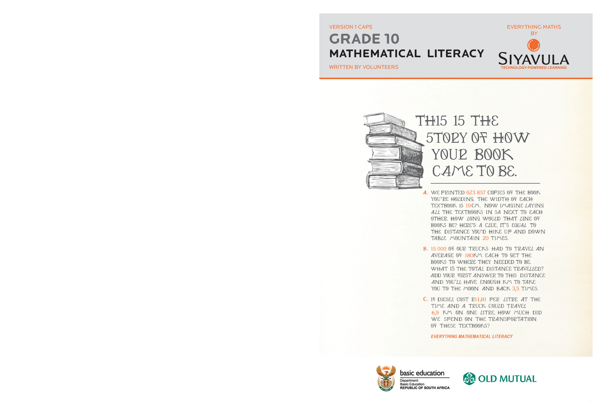 Types Of Graphs In Maths Lit Grade 10