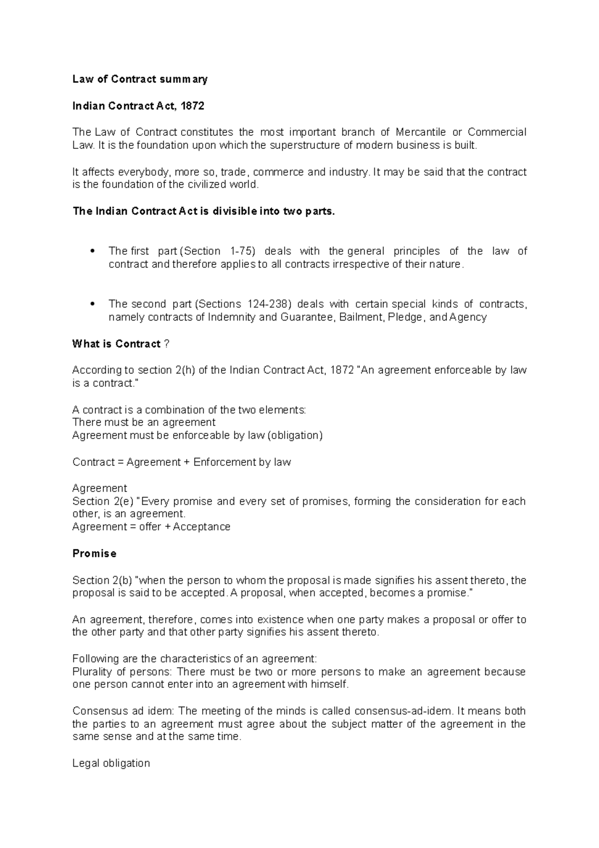 law-of-contract-summary-14-feb-2022-law-of-contract-summary-indian