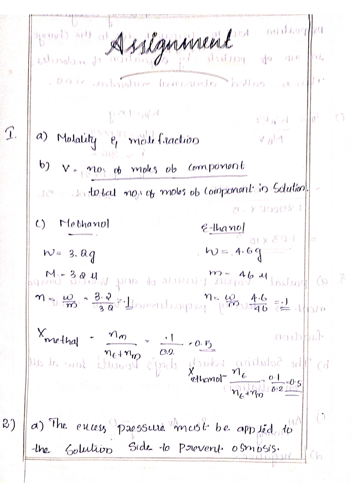 science assignment 6