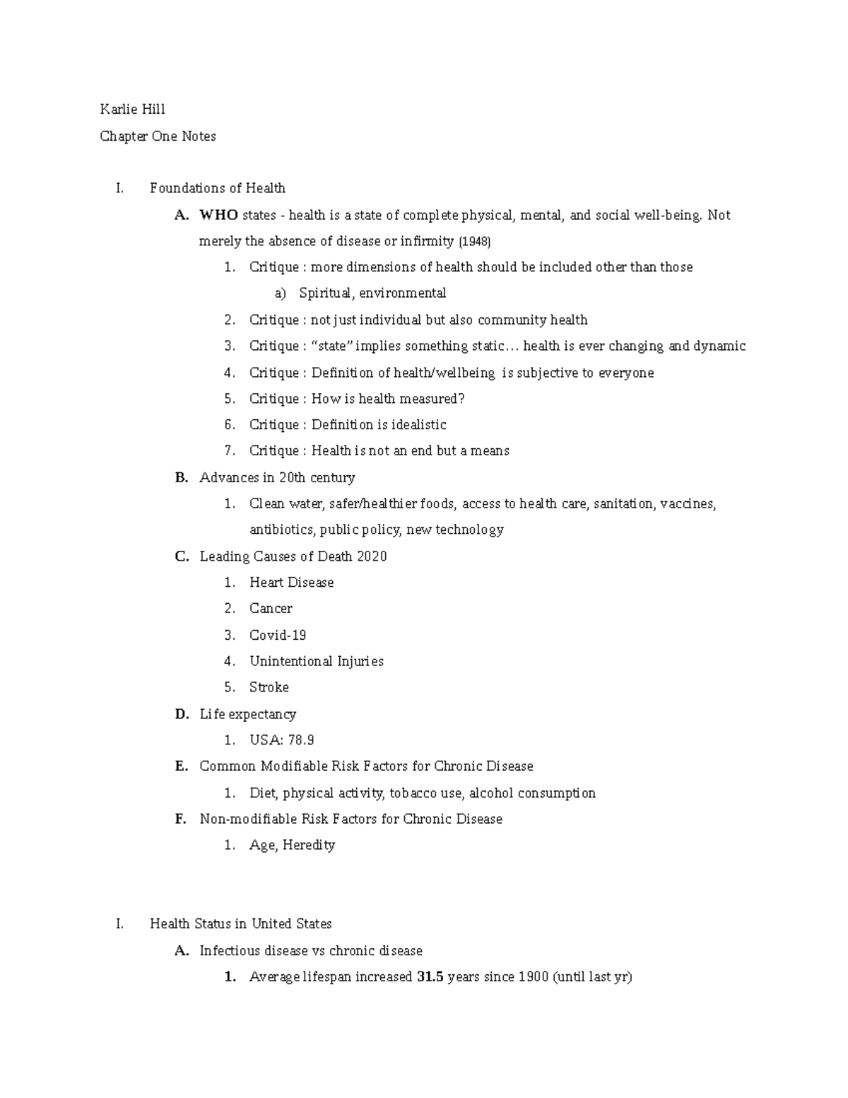 Chapter One - John Long - Health Promotion program Planning - Karlie ...