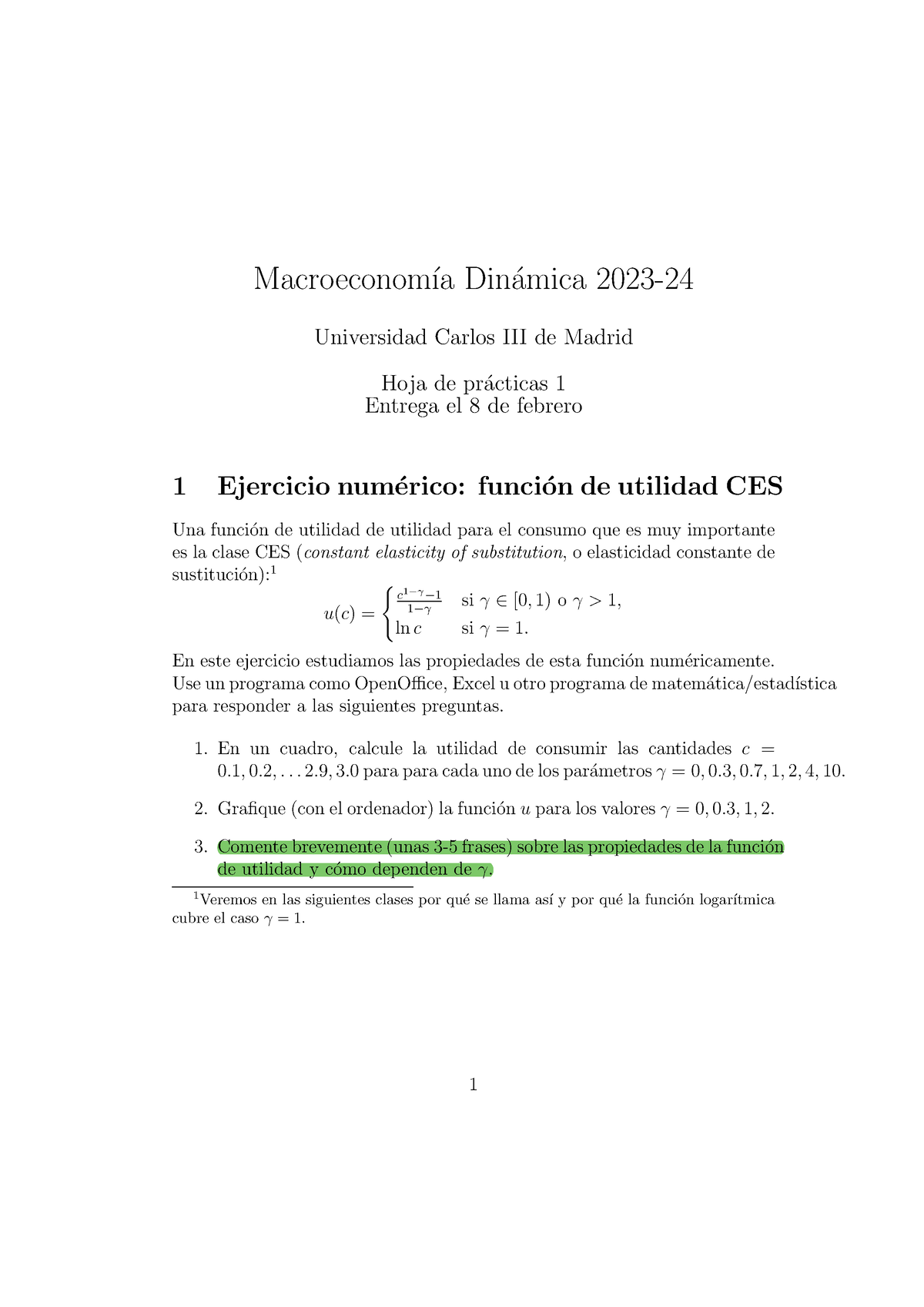 PS 1 - Temas Completos Y Apuntes De Clase - Macroeconom ́ıa Din ́amica ...