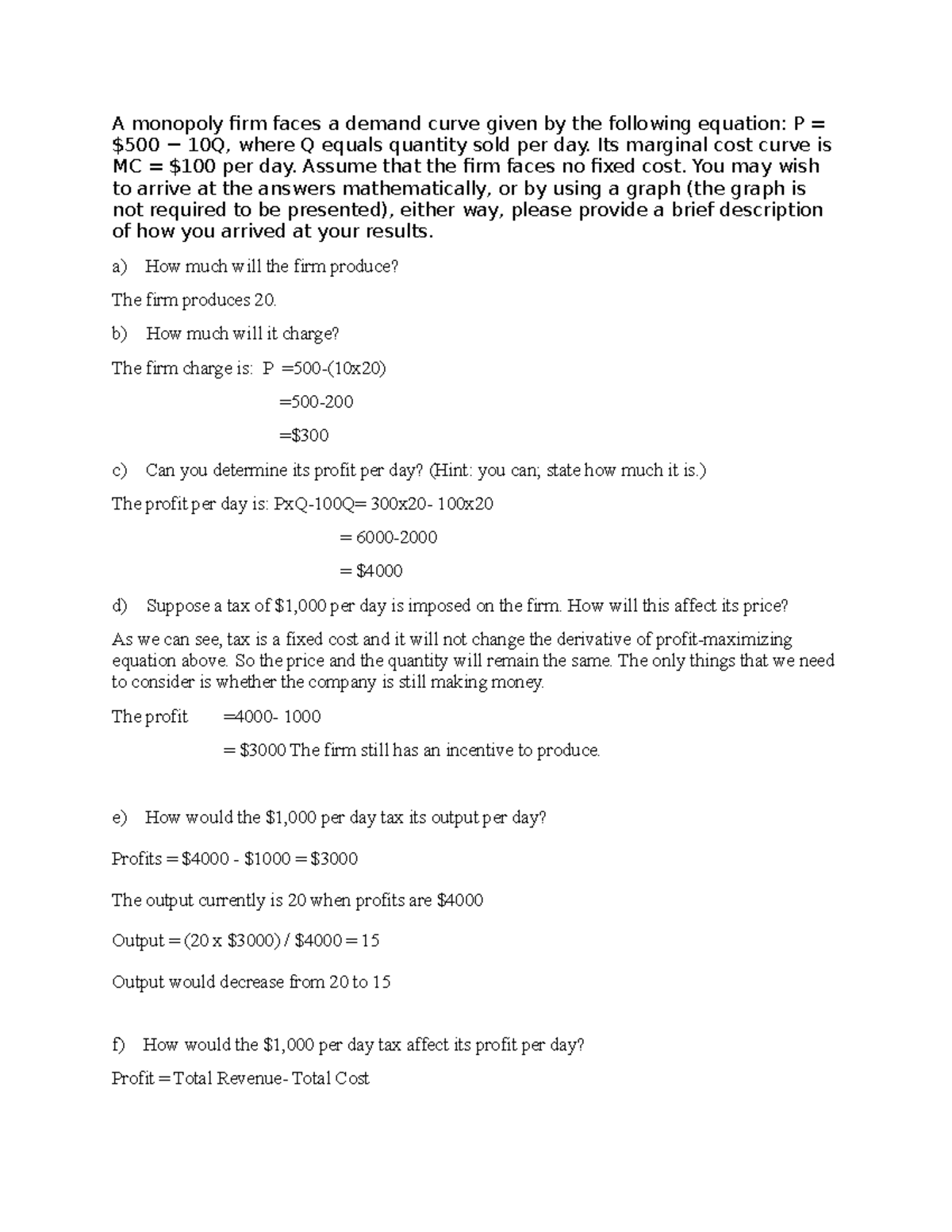 written assignment unit 4 econ 1580