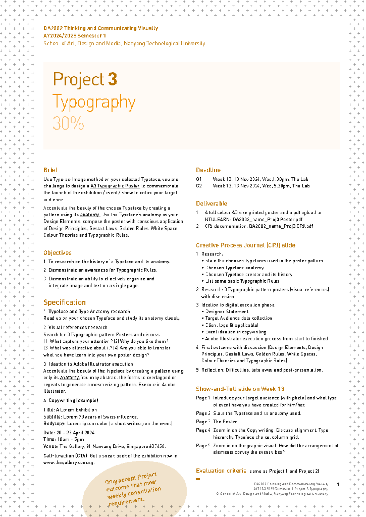 DA2002 AY2425 Sem1 Proj3 Type brief 20Oct2024 DA2002 Thinking and