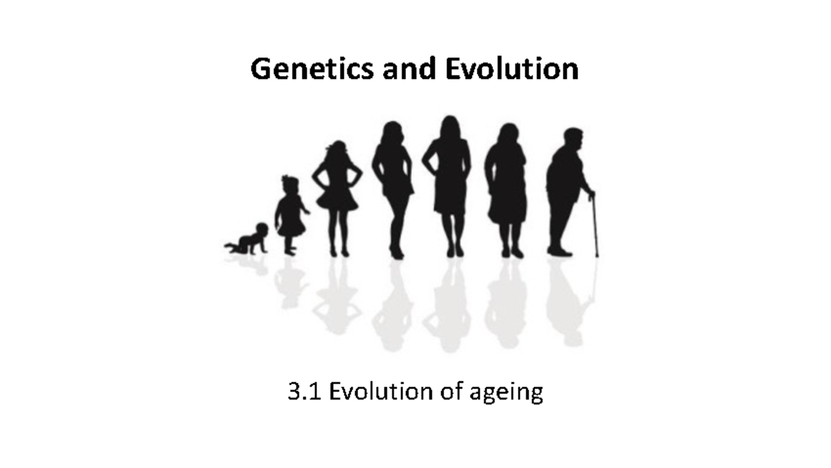 3.1-3 Evolution Of Ageing, Integrated Theories And Cellular Ageing - 3 ...