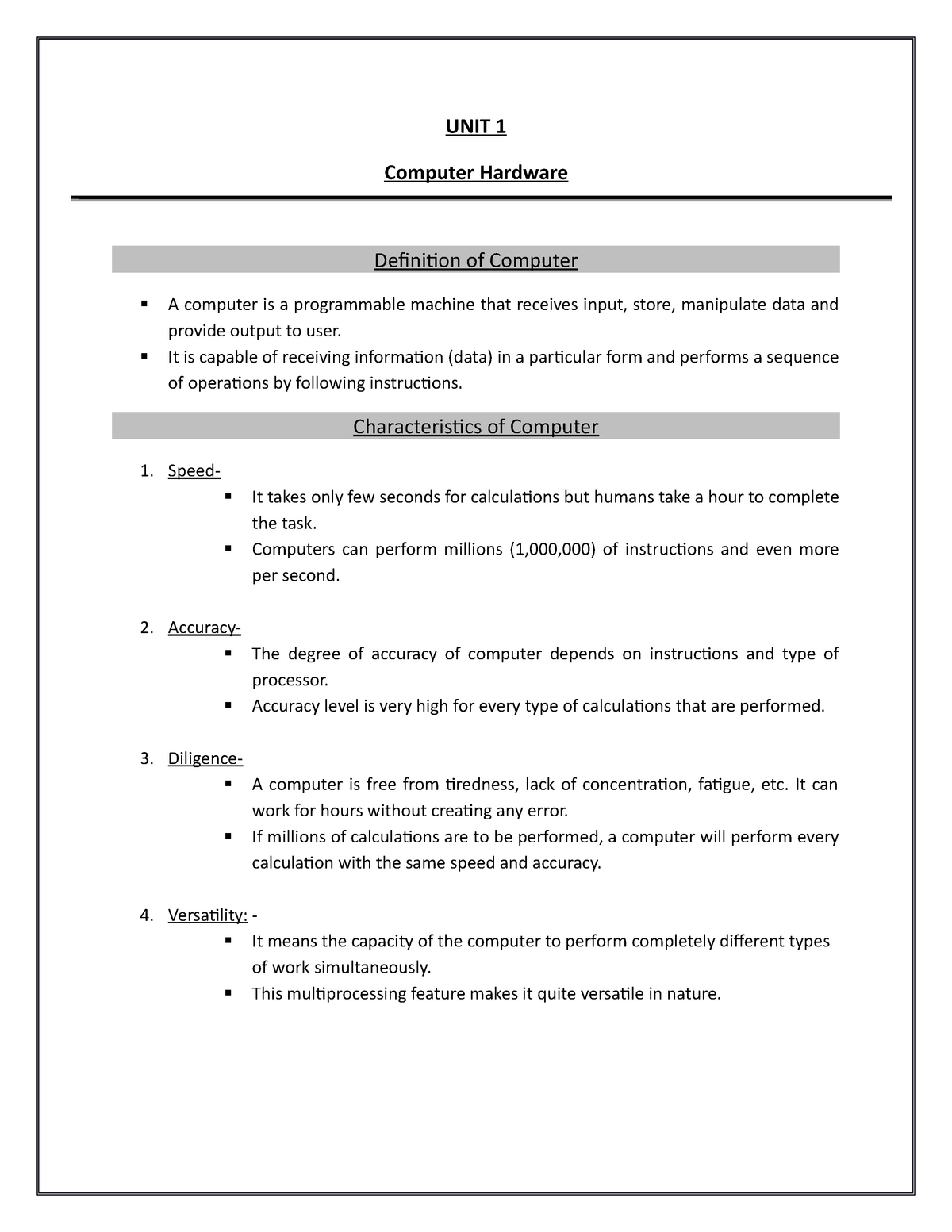 unit-1-notes-computer-studies-unit-1-computer-hardware-definition