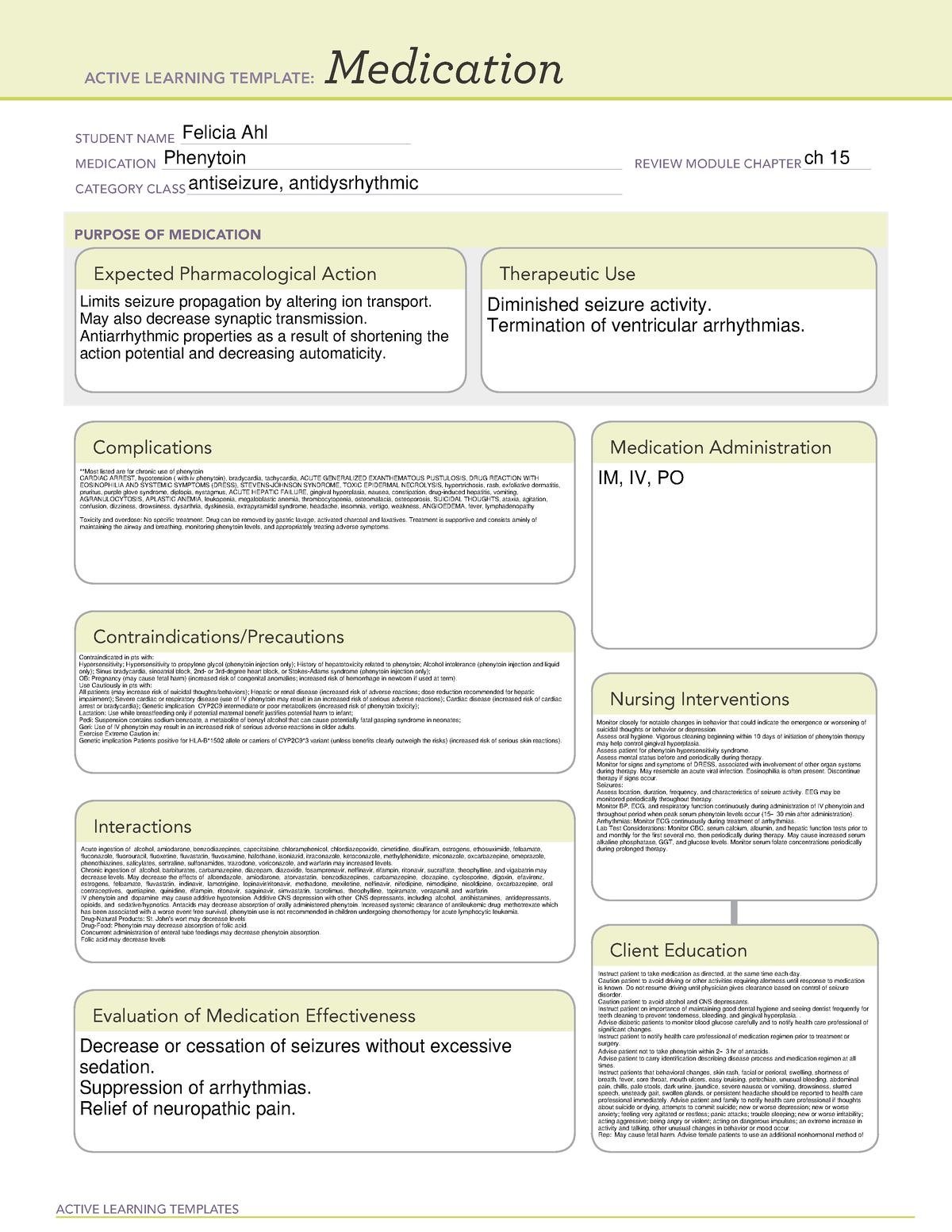 phenytoin-drug-cards-active-learning-templates-medication-student-name-studocu