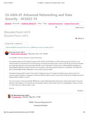 Cs 4404 Assignment Unit 4 Written Assignment Unit 4 Advance Networking And Data Security Many Cs 4404 Assignment Unit 4 Written Assignment Unit 4 Advance Networking And Data Security Many