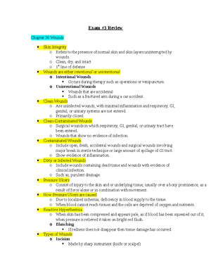 EXAM 2 - Practice Questions For Exam 2 - NUR 265 - Studocu