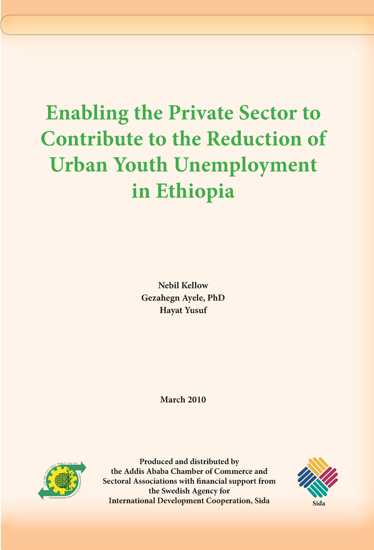 research proposal on youth unemployment in ethiopia pdf