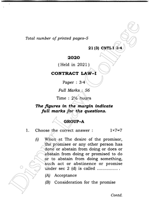 ICA1872 - Goodnotes - Contract Of Indemnity – Section 124 And 125 A ...