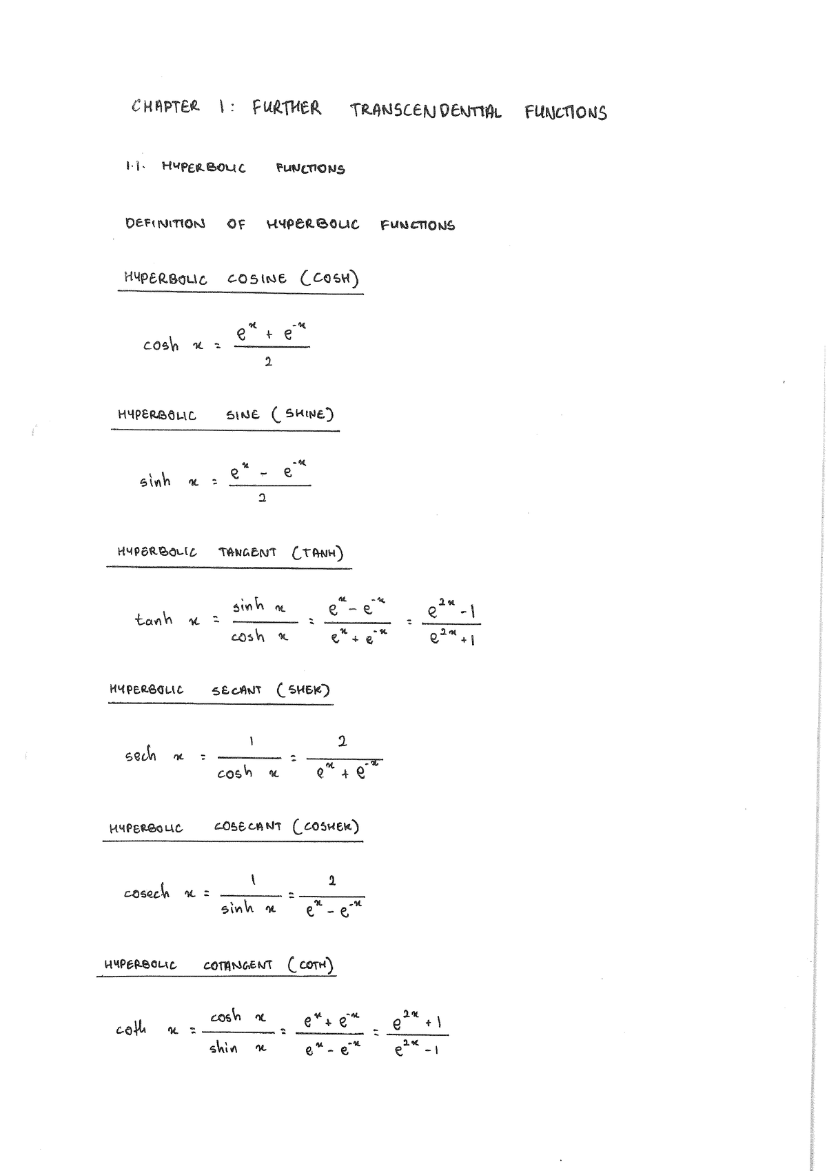 SSCE1693 Chapter 1 - Notes - Engineering Mathematics - UTM - Studocu