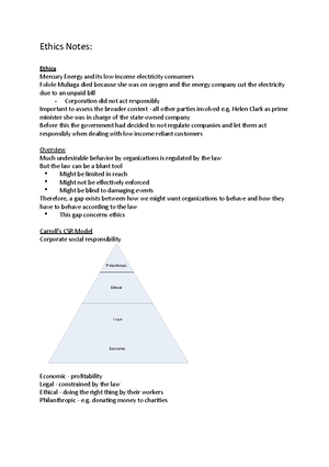 MGMT 202 Tutorials - Tutorial notes for the entirety of the course ...