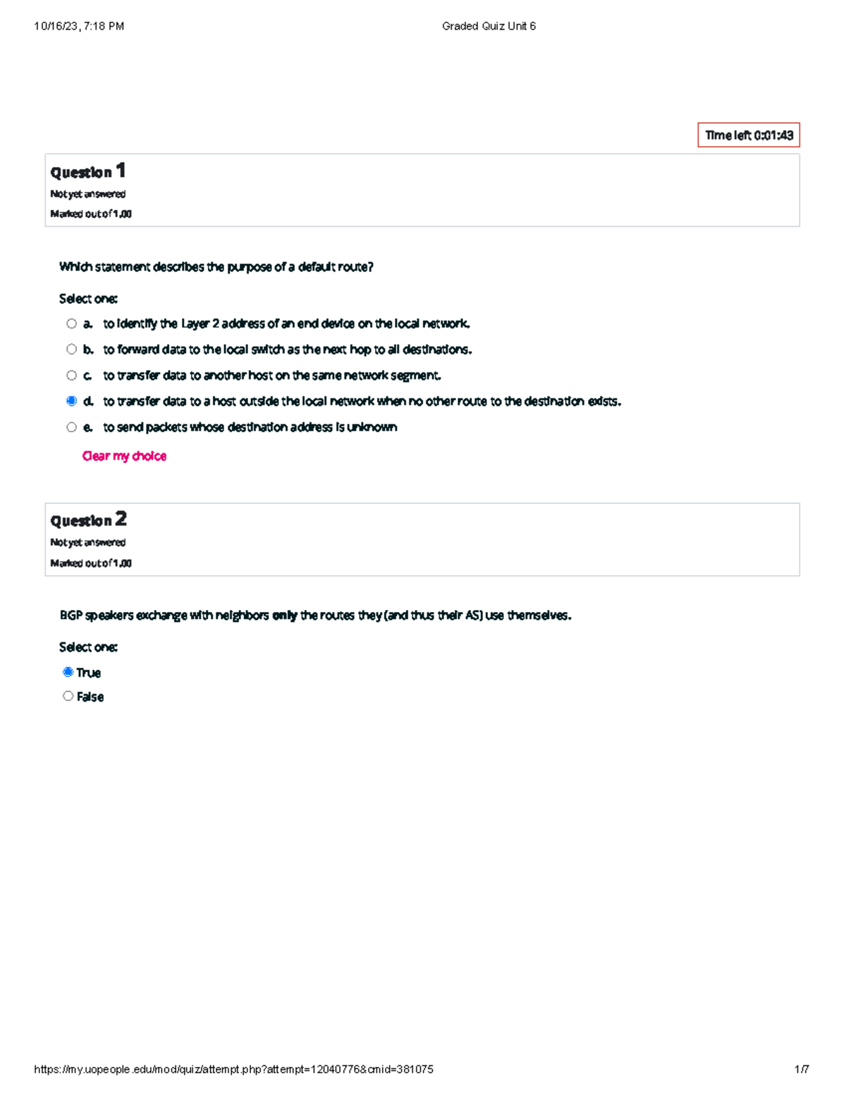 Graded Quiz Unit 6 - Question 1 Not Yet Answered Marked Out Of 1 ...