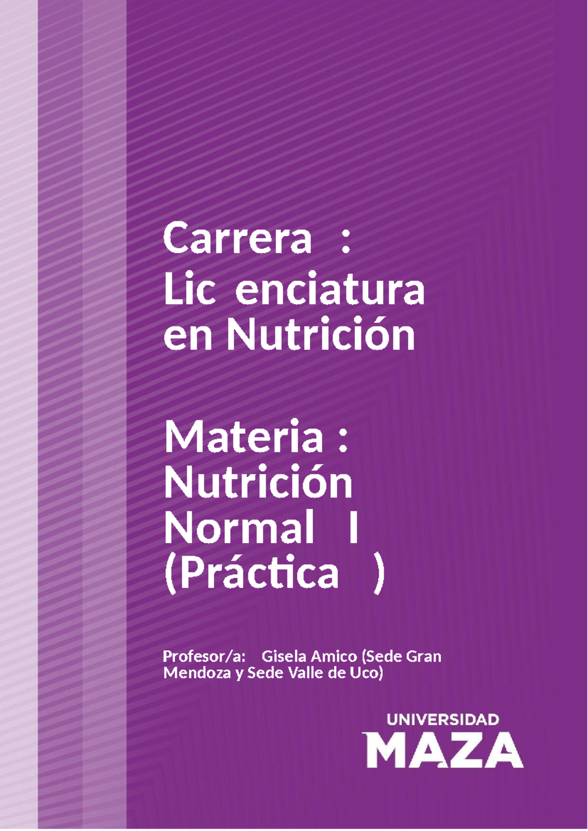 TP N°5 - Fórmula Sintética Y Desarrollada - Carrera : Lic enciatura en ...