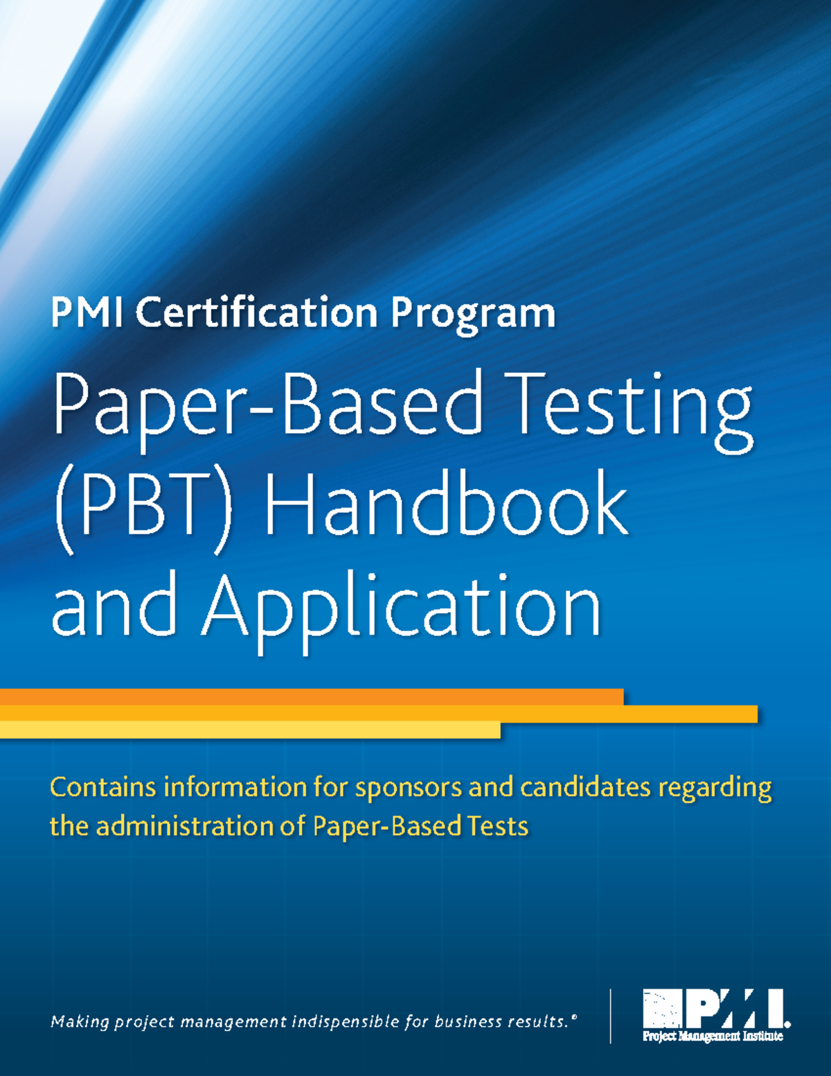 Paper based testing handbook COM 670 Studocu