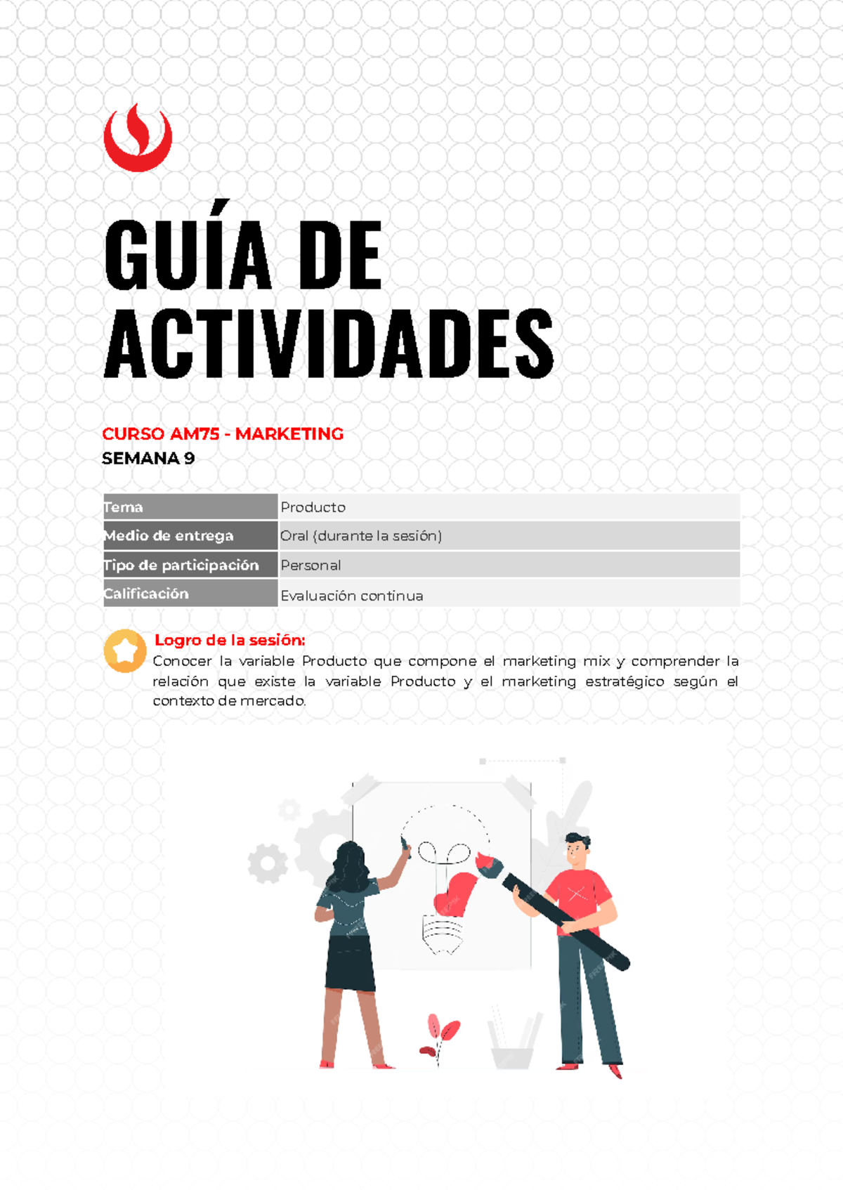 AM75 - GUIA - Sesión 9 - GUÍA DE ACTIVIDADES CURSO AM75 - MARKETING ...