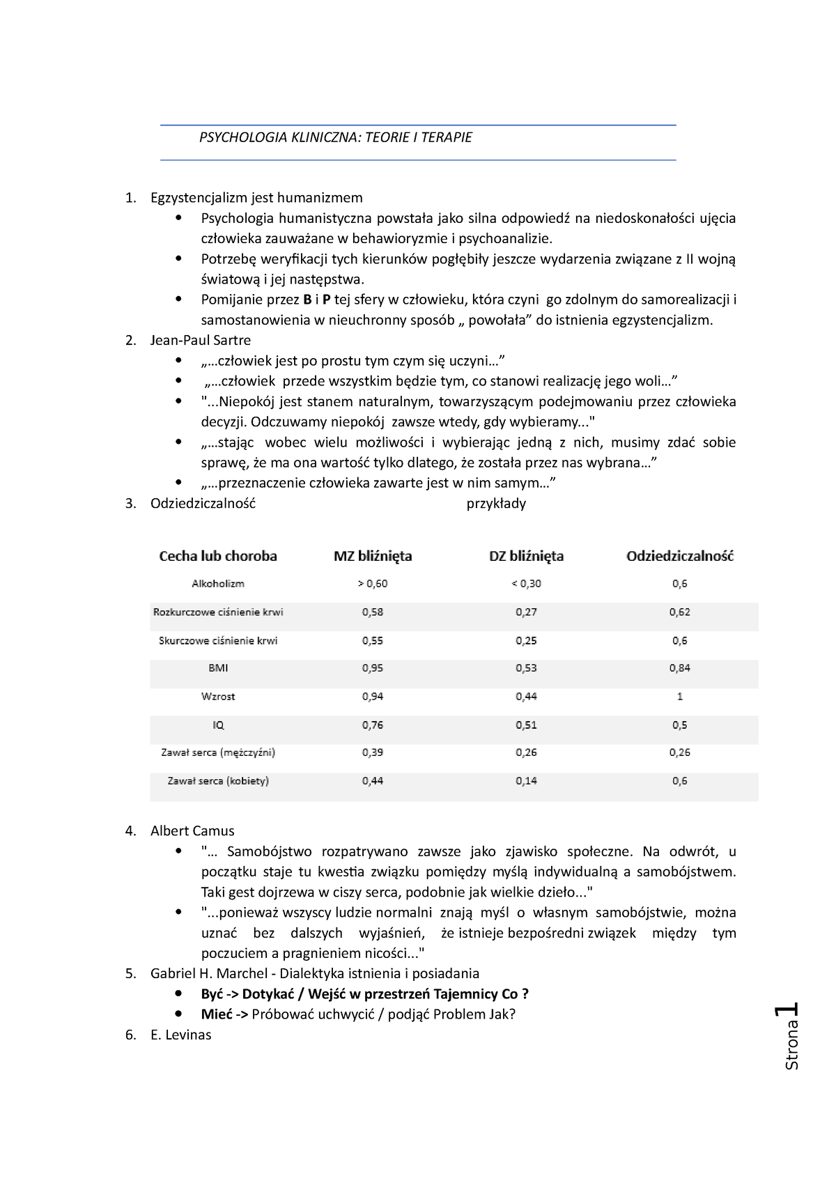 Psychologia Kliniczna- Teorie I Terapie - PSYCHOLOGIA KLINICZNA: TEORIE ...