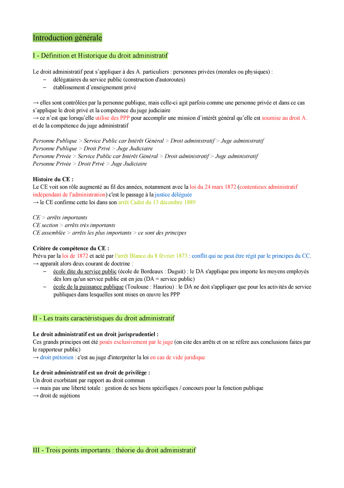 Fiche droit administratif L2  Warning TT undefined function 32