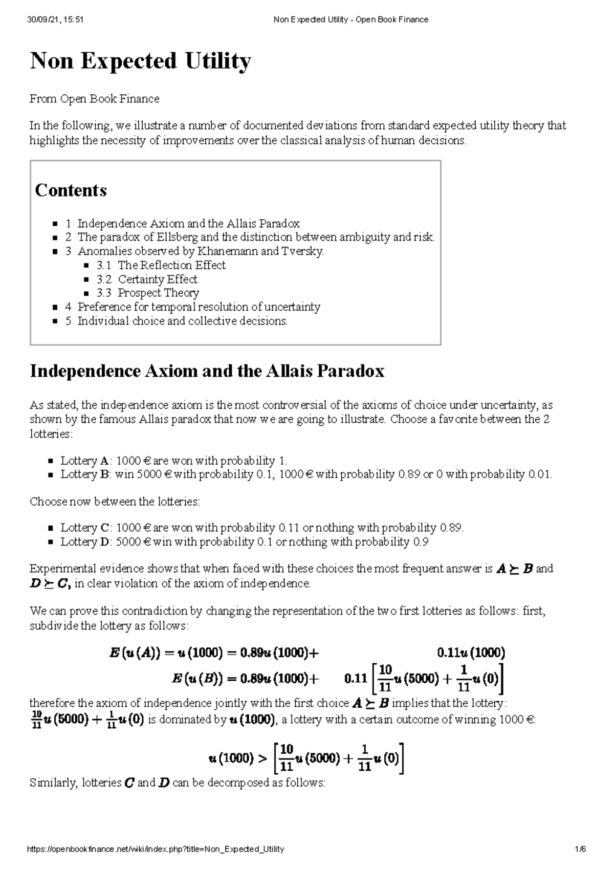 explaination-of-non-expected-utility-function-non-expected-utility