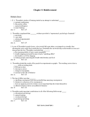 Psych 251 notes - Week 1 Learning & behavior relationship between a ...