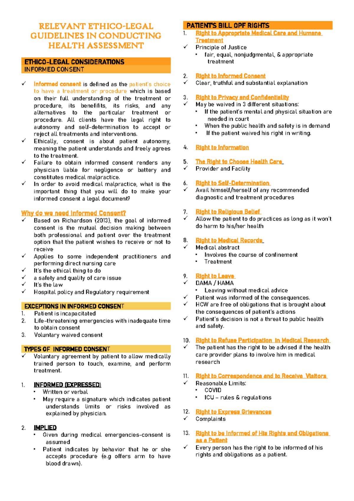 Outline HA - TRANSES - RELEVANT ETHICO-LEGAL GUIDELINES IN CONDUCTING ...