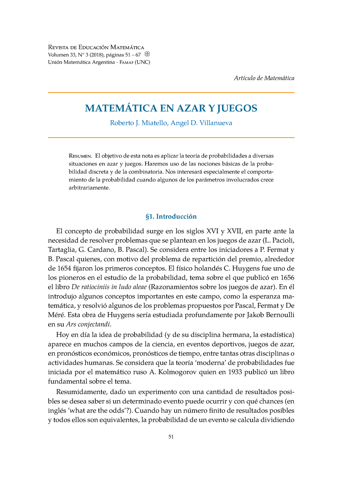 Mbarsotti Journal manager Merge Revista de Educación Matemática Volumen N