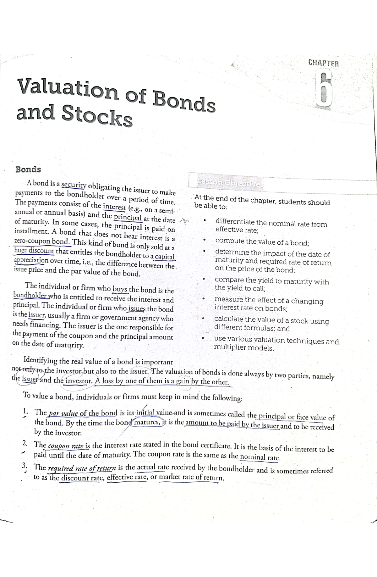 Valuation Of Bonds ...