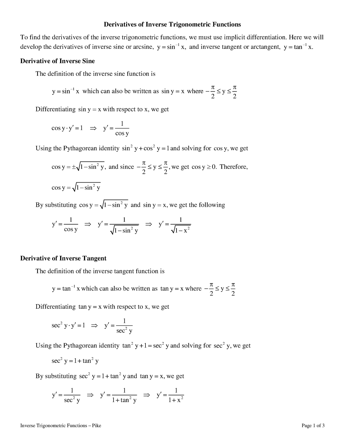 derivatives-of-inverse-trigonometric-functions-notes-inverse