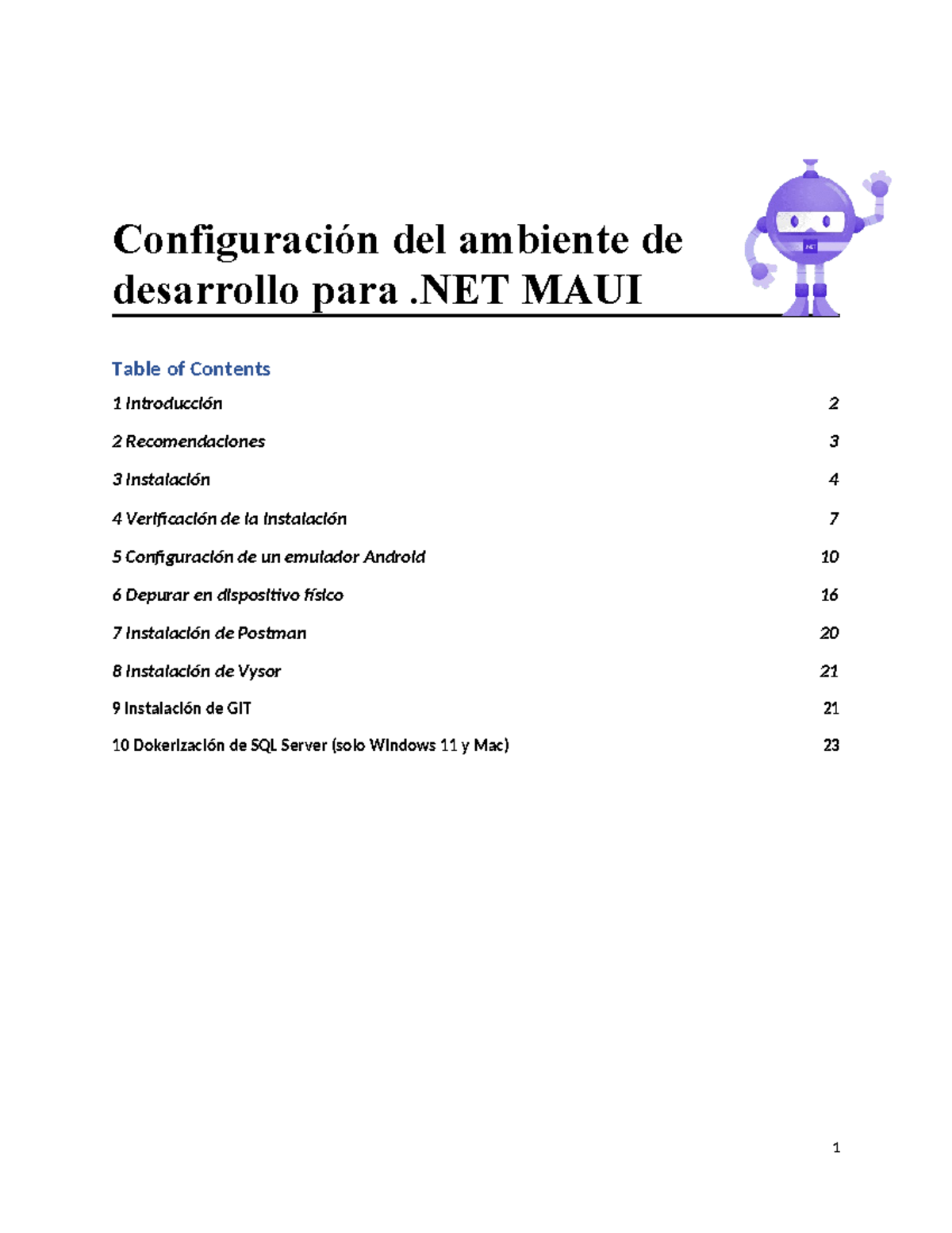 Instalación de ambiente de desarrollo con MAUI - Configuración del ...