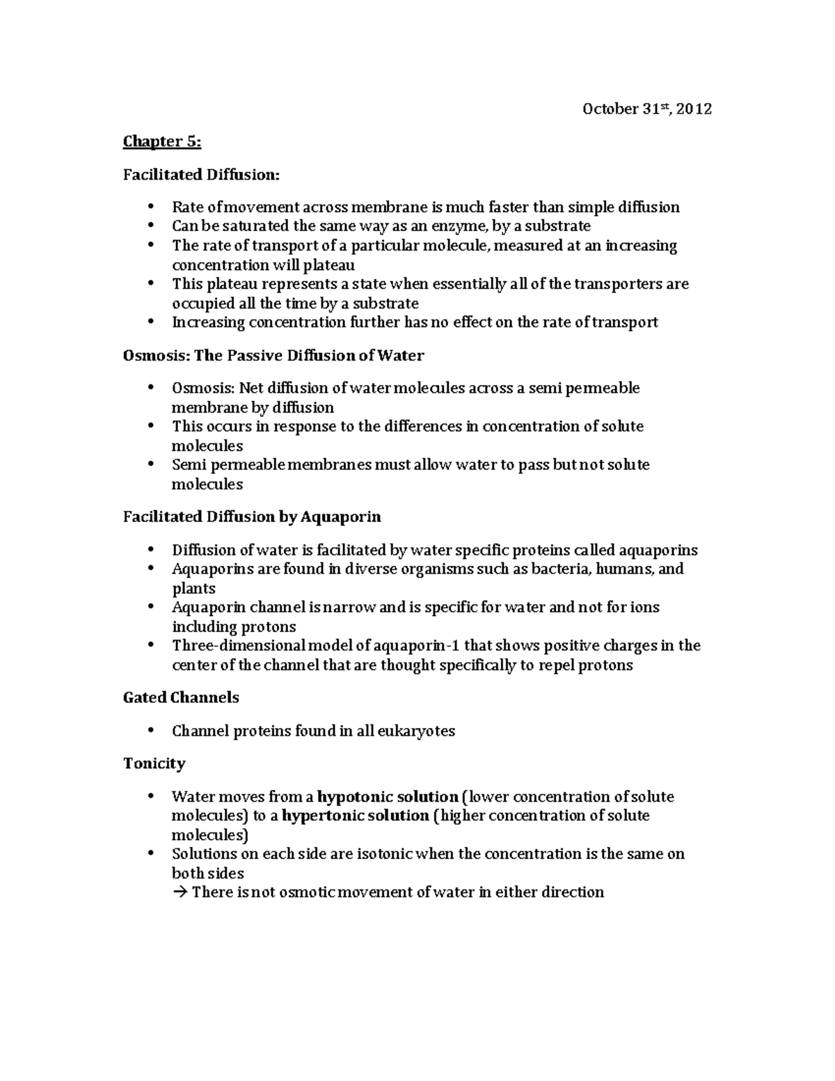 October 31st 2012 - Lecture notes Chapter 5 Part 4 - October 31st, 2012 ...