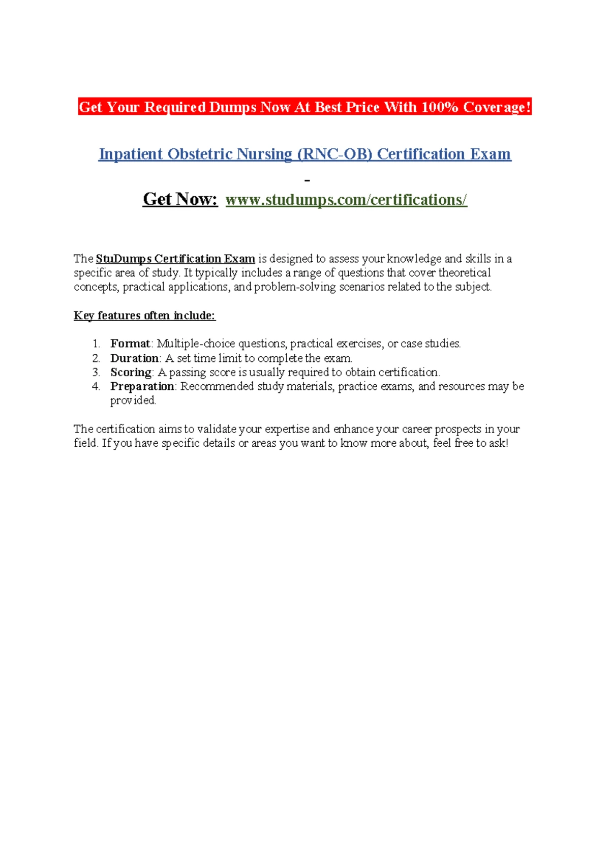 Fetal Echocardiography (FE) Certification Exam - Get Your Required ...