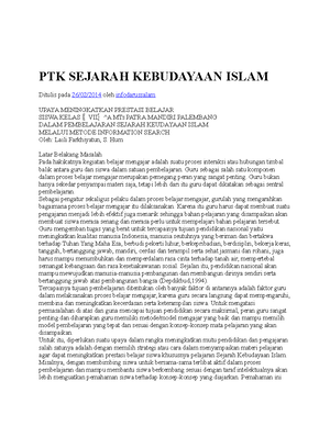 Sejarah Mesir - Sejarah Islam Di Mesir PENDAHULUAN A. Latar Belakang ...