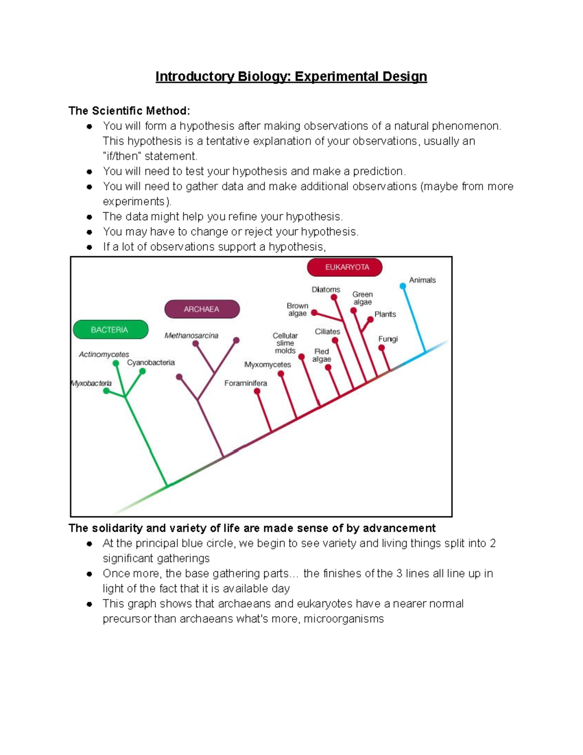 higher human biology experimental design questions