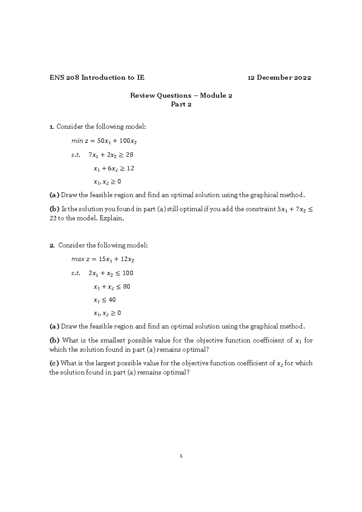 ENS208 Module 2 Review Questions Solutions Part2 1 ENS 208