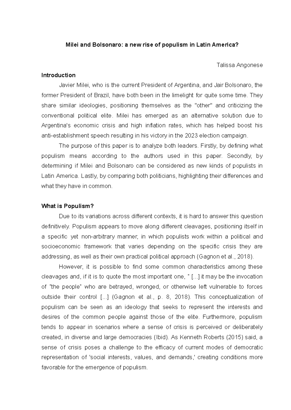Milei and Bolsonaro a new rise of populism in Latin America - They ...