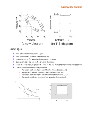 Module 3 - MODULE 3 : Steam Cycles Summary of Formulas Rankine cycle ...