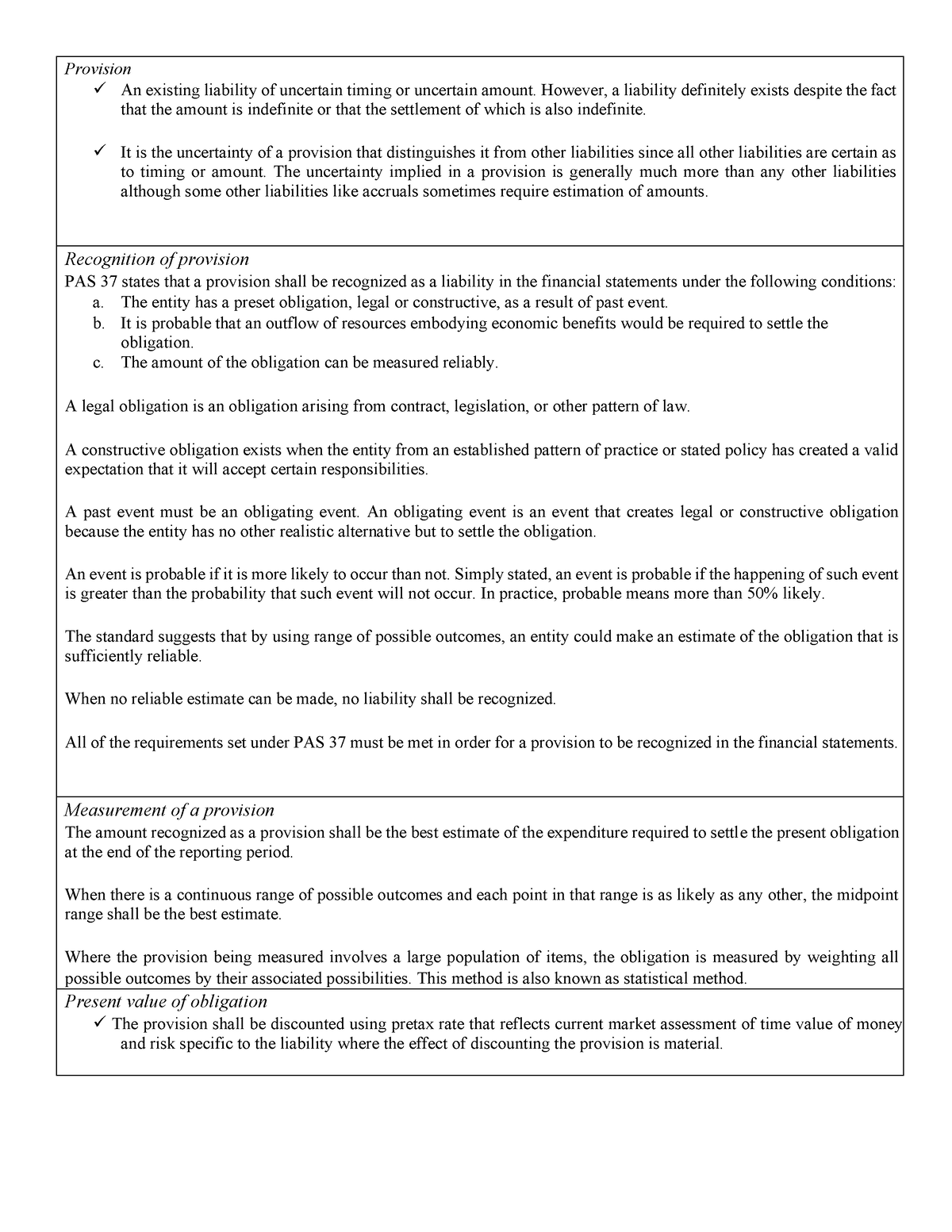 2. Provisions-And-Contingent-Liabilities - Provision An Existing ...