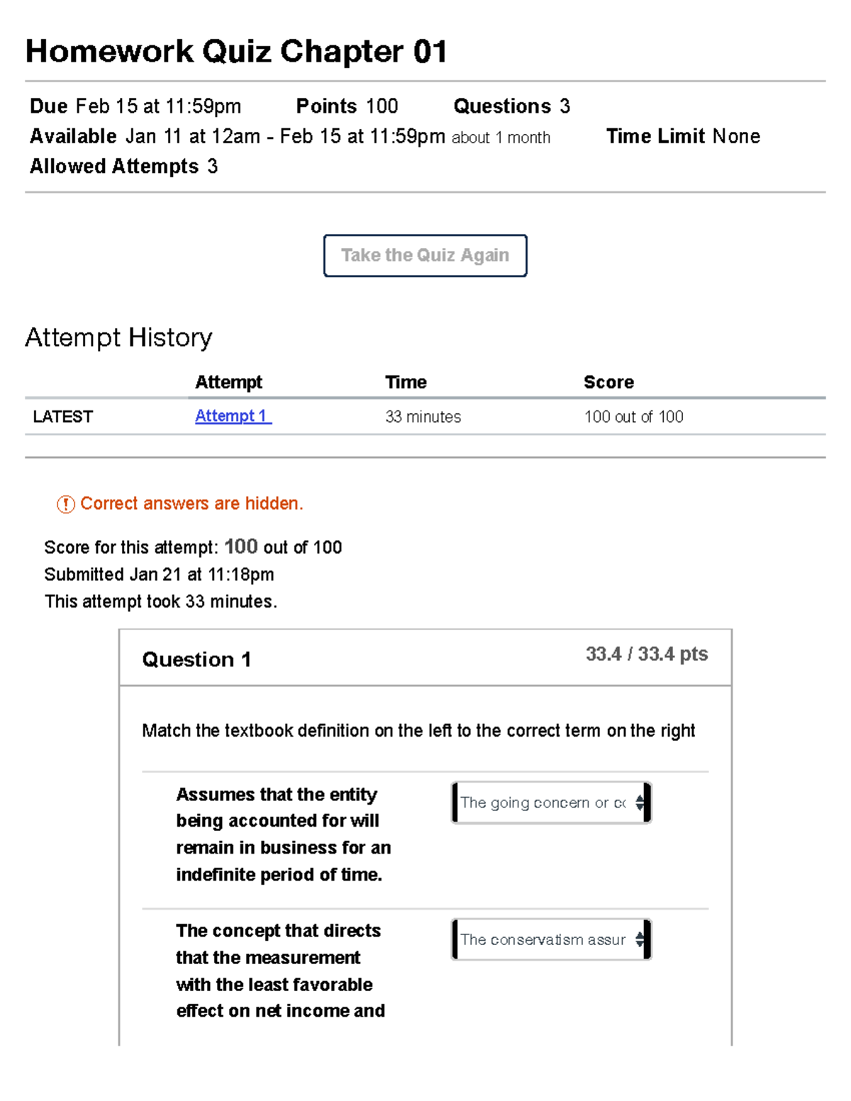Homework Quiz Chapter 01: FIN4345 RVC 1211 - Homework Quiz Chapter 01 ...