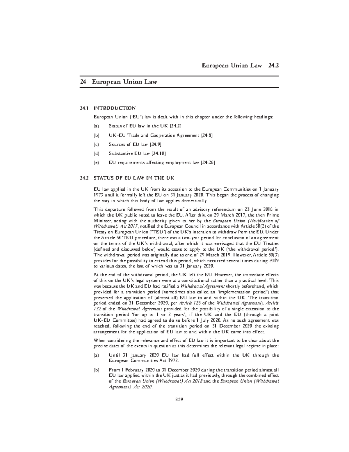 Vertical and horizontal direct effect 24 European Union Law 24