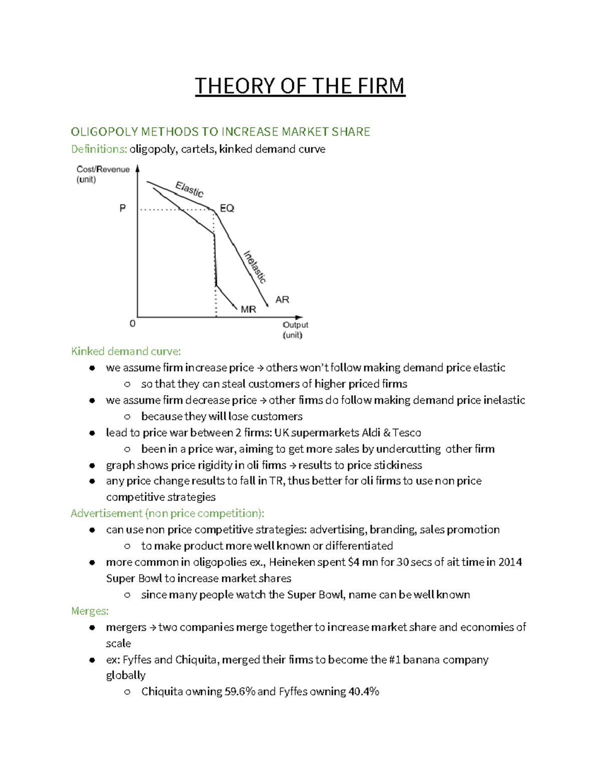 firm theory case study